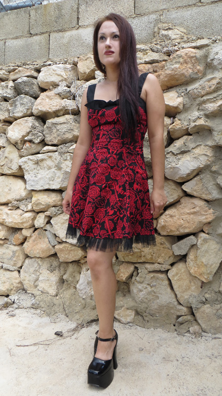 Vestido pin up corto