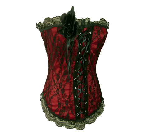 Preciosos corsets victorianos de encaje