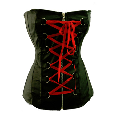 Lorelai Red con cinta Rosa - 3 corsets en 1